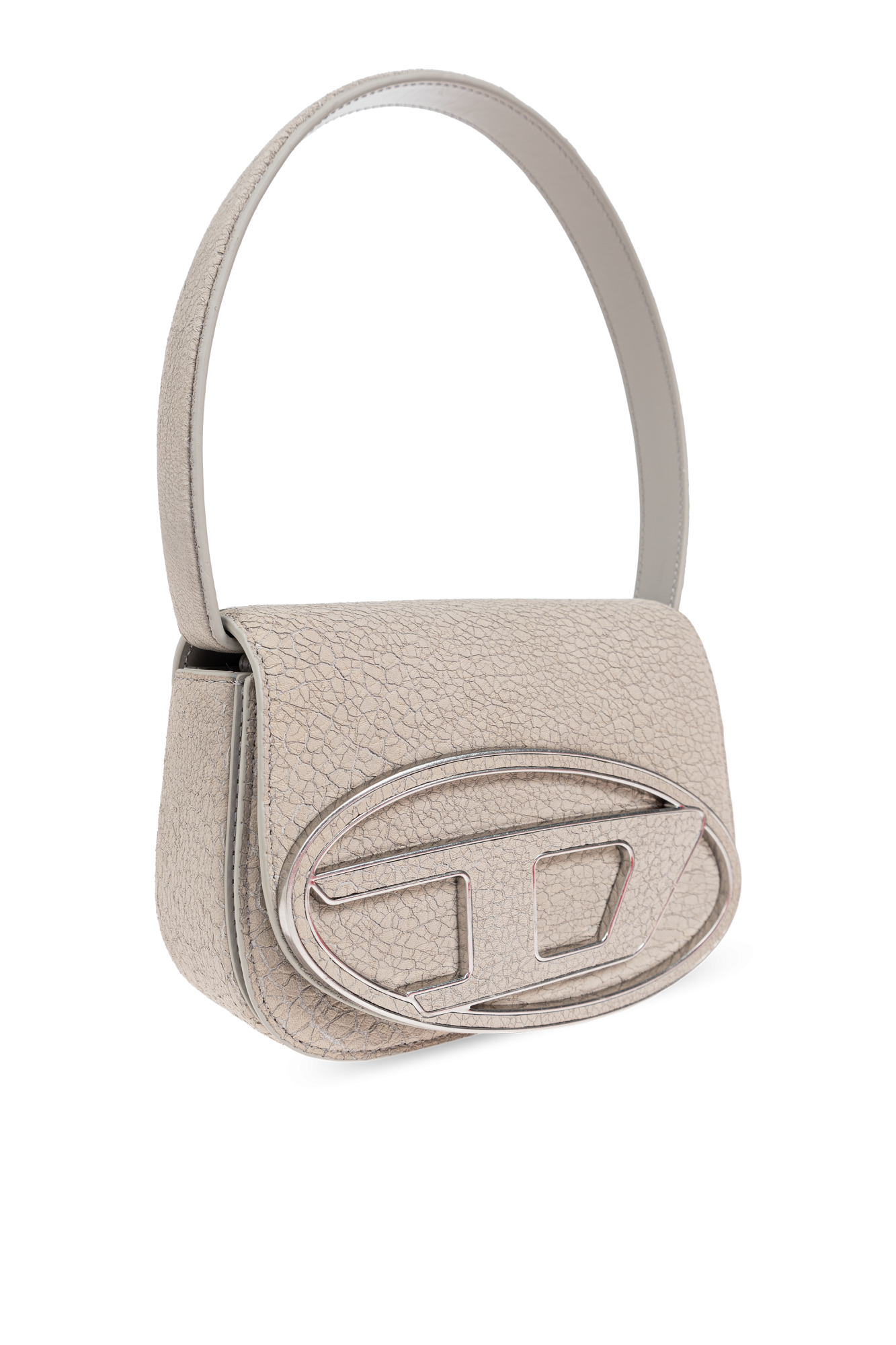 Women's 1DR-Iconic shoulder bag in matte leather | Grey | Diesel
